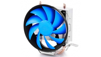 Deepcool "Gammaxx 200T" universal cooler, 2 heatpipes, 120mm PWM fan,  Intel Socket LGA115X / 775, 95 W TDP and AMD Socket FMxx/AMxx, 100W TDP  Cooler