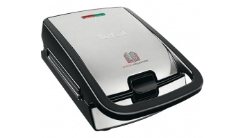 TEFAL SW852D12 Sandwich and Waffle Maker Black/Stainless steel, 700 W, Number of plates 2, Number of sandwiches 2,