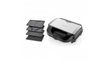 ETA 4 in 1 sandwich maker ETA315190010 Black/Stainless steel, 900 W, Number of plates 4, Number of sandwiches 2