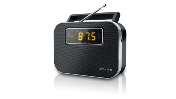 Muse M-081R Black, Alarm function, 2-band PLL portable radio