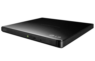 H.L Data Storage Ultra Slim Portable DVD-Writer GP57EB40 Interface USB 2.0, DVD±R/RW, CD read speed 24 x, CD write speed 24 x, Black, Desktop/Notebook