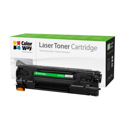 ColorWay Econom toner cartridge for Canon:725, HP CE285A ColorWay Econom Toner Cartridge, Black CW-C725M