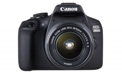 Canon EOS 2000D 18-55 II EU26 SLR Camera Kit, Megapixel 24.1 MP, Image stabilizer, ISO 12800, Display diagonal 3.0 ", Wi-Fi, Video recording, APS-C, Black