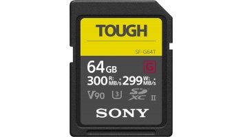 Sony 64GB SDXC card Tough series, Class 10, UHS-II
