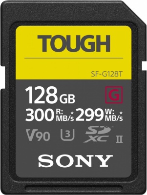 Sony 128GB SDXC card Tough series, Class 10, UHS-II
