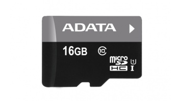 ADATA Premier UHS-I 16 GB, MicroSDHC, Flash memory class 10, SD adapter