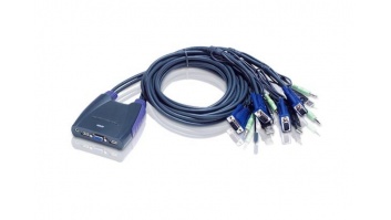 Aten 4-Port USB VGA/Audio Cable KVM Switch