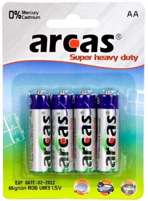 Arcas AA/R6, Super Heavy Duty, 4 pc(s)