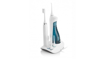 ETA Oral care centre  (sonic toothbrush+oral irrigator) ETA 2707 90000 Sonic toothbrush, White, Sonic technology, 3 cleaning modes: intensive, gentle and massage, Number of brush heads included 3