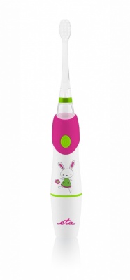 ETA For kids Sonetic 0710 90010 Sonic toothbrush, White/ pink, Sonic technology, 2, Number of brush heads included 2