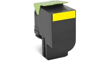 Lexmark 80C2HYE Cartridge, Yellow, 3000 pages