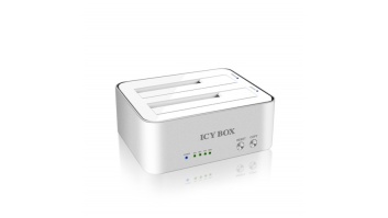 Raidsonic ICY BOX 2 bay JBOD docking and cloning station for SATA HDDs and SSDs with USB 3.0