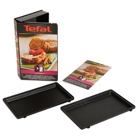 TEFAL XA800912  French toast plates for SW852 Sandwich maker, Black