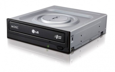 H.L Data Storage DVD-Writer HH Retail type GH24NSD6 Internal, Interface SATA, DVD±R/RW, CD read speed 48 x, CD write speed 48 x, Black, Desktop