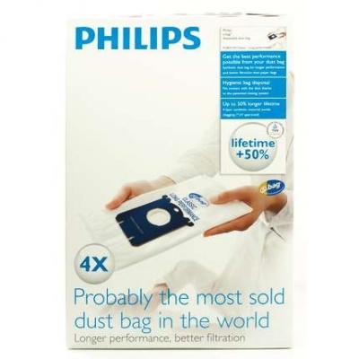 Philips disposable dust bag FC8021/03 Dust Bag 4pcs, • AirStar: FC8220 - FC8229• City-Line: FC8400 - FC8439, HR8368 - HR8378• EasyLife: FC8130 - FC8139• Expression: FC8600 - FC8629, HR8300 - HR8349• HomeHero: FC8910 - FC8919• Impact: FC8350 - FC8399, HR83