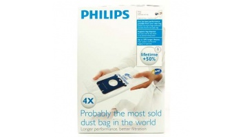 Philips disposable dust bag FC8021/03 Dust Bag 4pcs, • AirStar: FC8220 - FC8229• City-Line: FC8400 - FC8439, HR8368 - HR8378• EasyLife: FC8130 - FC8139• Expression: FC8600 - FC8629, HR8300 - HR8349• HomeHero: FC8910 - FC8919• Impact: FC8350 - FC8399, HR83