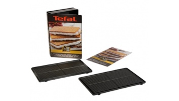 TEFAL XA800512 Wafer plates for SW852 Sandwich maker, Black