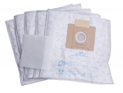 ETA Vacuum cleaner bags Antibacterial ETA960068020 Suitable for all ETA, Gallet bagged vacuum cleaners and others (the list attached)