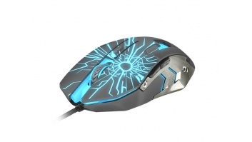 Fury Gladiator OPTICAL [3200DPI], RGB LED light, Black, Wired Optical Gaming Mouse