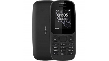 Nokia 105 (2019) TA-1174 Black, 1.77 ", TFT, 120 x 160 pixels, 4 MB, 4 MB, Dual SIM, USB version microUSB