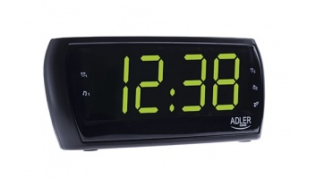 Adler Alarmclock Radio 	AD 1121 Black, Alarm function