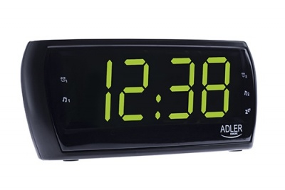 Adler Alarmclock Radio 	AD 1121 Black, Alarm function