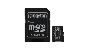 Kingston 64GB microSD Class 10 +ADP