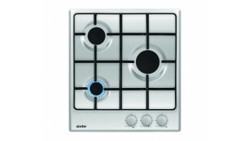 Simfer Hob H4.300.VGRIM Gas, Number of burners/cooking zones 3, Rotary knobs, Stainless steel