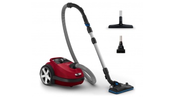 Philips Performer Silent Vacuum cleaner FC8784/09 Bagged, Cardinal Red, 750 W, 4 L, 66 dB,