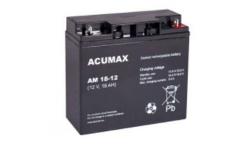 BATTERY 12V 18AH VRLA/AM18-12 ACUMAX EMU