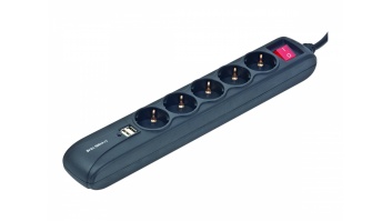 EnerGenie SPG5-U2-5 Power strip with USB charger, 5 sockets, USB 2A, 1.5 m