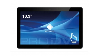 ProDVX APPC-13DSKP 13.3" Android Panel PC/1920 x 1080/300 Ca/Cortex A17 Quad Core PoE/2GB/8GB eMMC Flash/Android 6/RJ45 + WiFi/VESA/Black ProDVX