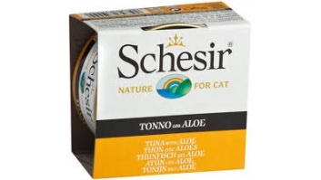 Schesir barība kaķiem ar tunci un alveju želejā 85g