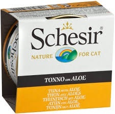 Schesir barība kaķiem ar tunci un alveju želejā 85g