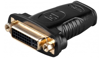 Goobay HDMI/DVI-I adapter, gold-plated 68690