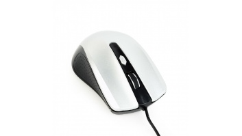 Gembird Mouse  MUS-4B-01-BS Standard, No, Black/ silver, No,