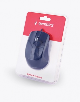 Gembird MUS-4B-01 Optical Mouse, Black, USB