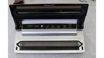 SALE OUT. Caso Bar Vacuum sealer VC 320 Pro Power 120 W, Temperature control, Silver, DEMO, USED, SCRATCHED, MISSING INNER PACKAGING, MISSING SEALING BAGS