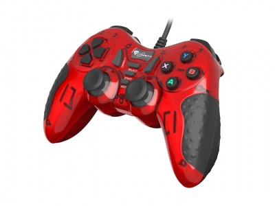 GENESIS Mangan 200 Gamepad, Red, Wired