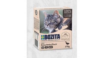 Bozita Duck Jelly, 370g - bezgraudu gaļas gabaliņi ar pīli želejā
