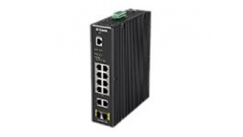 D-LINK DIS-200G-12PS L2 Managed Industrial Switch with 10 10/100/1000Base-T and 2 1000Base-X SFP ports D-Link Switch DIS-200G-12PS