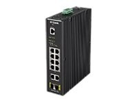 D-LINK DIS-200G-12PS L2 Managed Industrial Switch with 10 10/100/1000Base-T and 2 1000Base-X SFP ports D-Link Switch DIS-200G-12PS