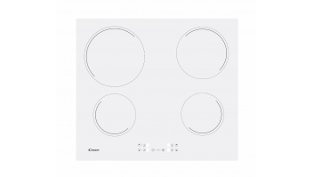 Candy Hob CH64CCW Vitroceramic, Number of burners/cooking zones 4, Touch, White
