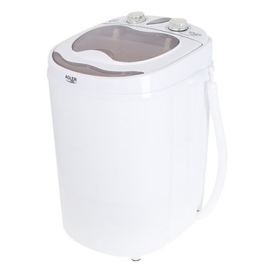 Adler Mini washing machine AD 8055 Top loading, Washing capacity 3 kg, Depth 37 cm, Width 36 cm, White