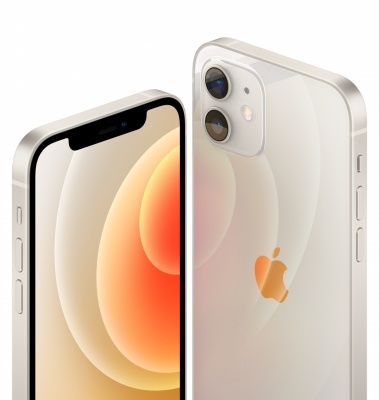 Apple iPhone 12 White, 6.1 ", XDR OLED, 2532 x 1170 pixels, Apple, A14 Bionic, Internal RAM 4 GB, 128 GB, Single SIM, Nano-SIM and eSIM, 3G, 4G, Main camera Dual 12+12 MP, Secondary camera 12 MP, iOS, 14, 2815 mAh