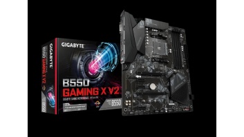 Gigabyte B550 GAMING X V2 Processor family AMD, Processor socket AM4, DDR4 DIMM, Memory slots 4, Chipset AMD B, ATX
