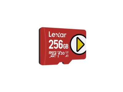 Lexar Play UHS-I MicroSDXC, 256 GB, Flash memory class 10, Red, 150 MB/s