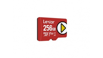 Lexar Play UHS-I MicroSDXC, 256 GB, Flash memory class 10, Red, 150 MB/s