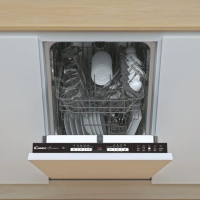 Candy Dishwasher CDIH 1L952 Built-in, Width 44.8 cm, Number of place settings 9, Number of programs 5, Energy efficiency class F, AquaStop function