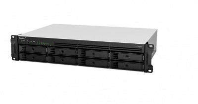 Synology Rack NAS RS1221+ Up to 8 HDD/SSD Hot-Swap, Ryzen V1500B Quad Core, Processor frequency 2.2 GHz, 4 GB, DDR4, RAID 0,1,5,6,10,Hybrid, 4x1GbE, 2xUSB 3.2 Gen 1, 1x eSATA, 1x PCIe